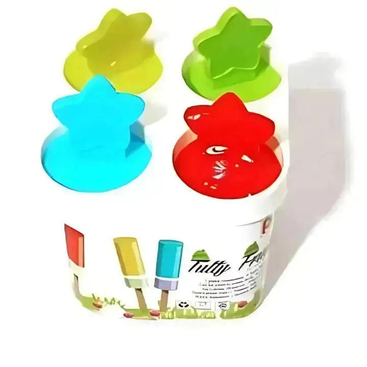 4 Cavity Popsicle Kulfi Ice Cream Maker Mould | Multicolor - thebakingtools.com