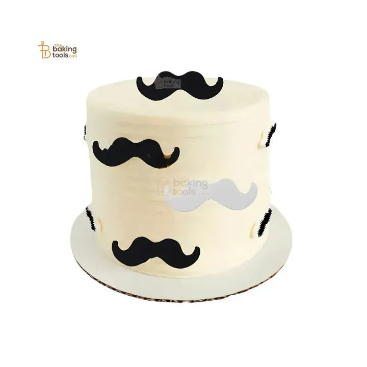 Mustache Cookie Cutter – 2 Pc Set (Silver) - thebakingtools.com