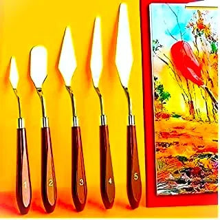 5pc Painting Palette Knife Set - thebakingtools.com