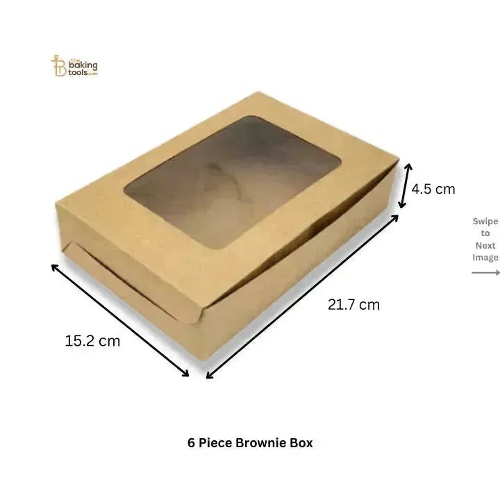 6 Piece Brownie Box - thebakingtools.com