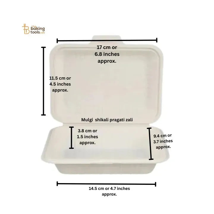 Rectangular Bento Box - With Lid - thebakingtools.com
