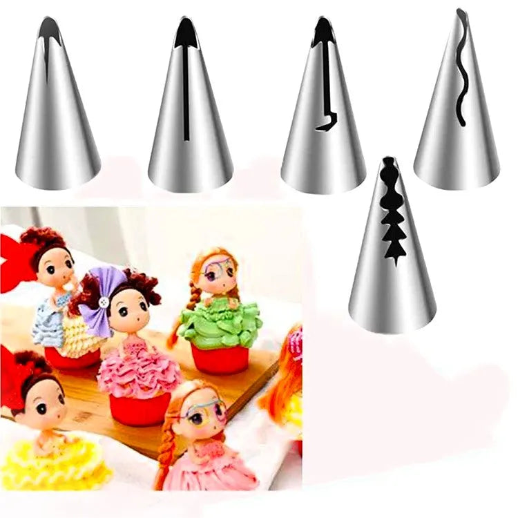 6pc Frill Nozzle Set - thebakingtools.com