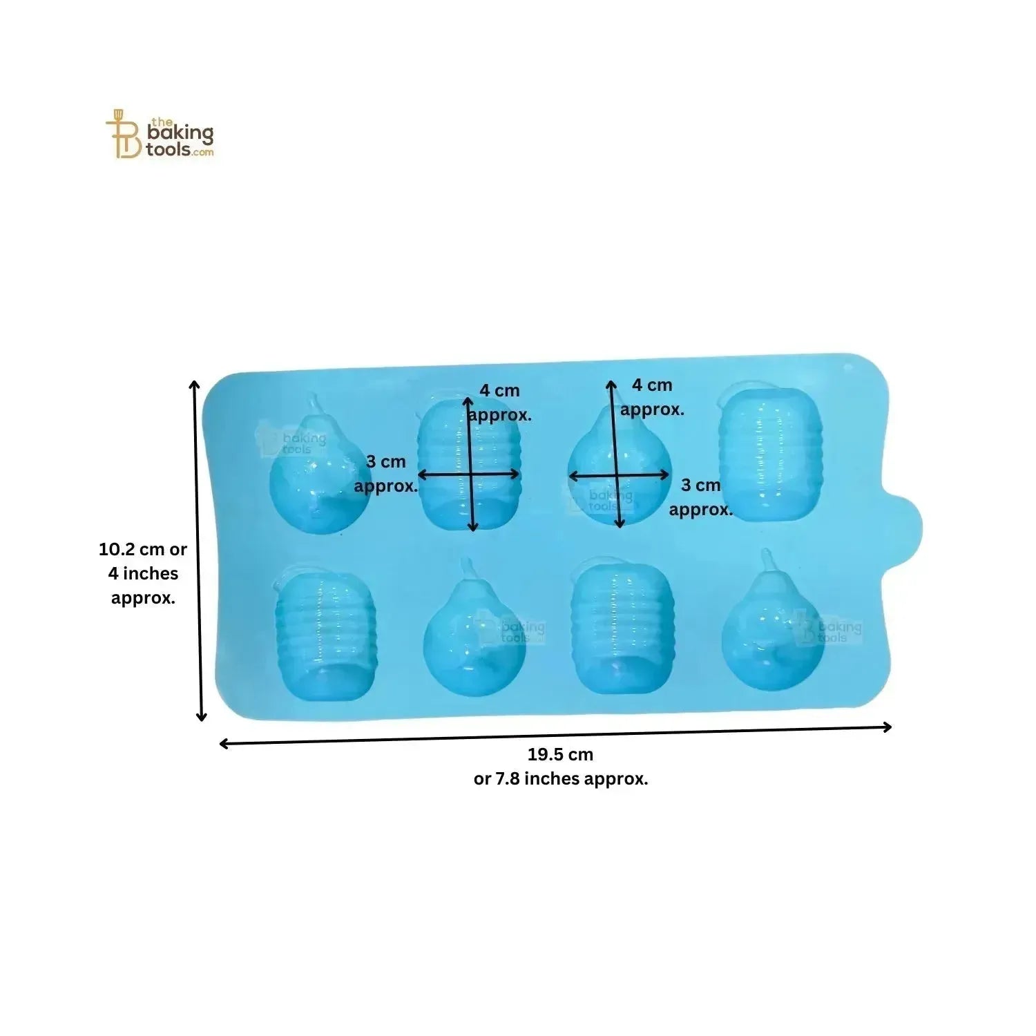 8 Cavity Diwali Sutli Bomb Shape Diwali Firecracker Silicone Chocolate Mould - 002 (Small) - thebakingtools.com