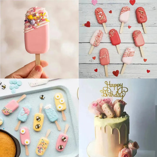 8 Cavity Cakesicle Mould | Cake Pop Mould | Ice Cream Cakesicle Moulds - thebakingtools.com