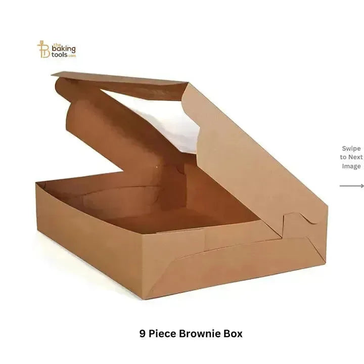 9 Piece Brownie Box - thebakingtools.com