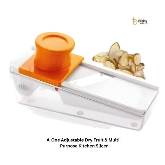 A-One Adjustable Dry Fruit & Multi-Purpose Kitchen Slicer _ The Baking Tools