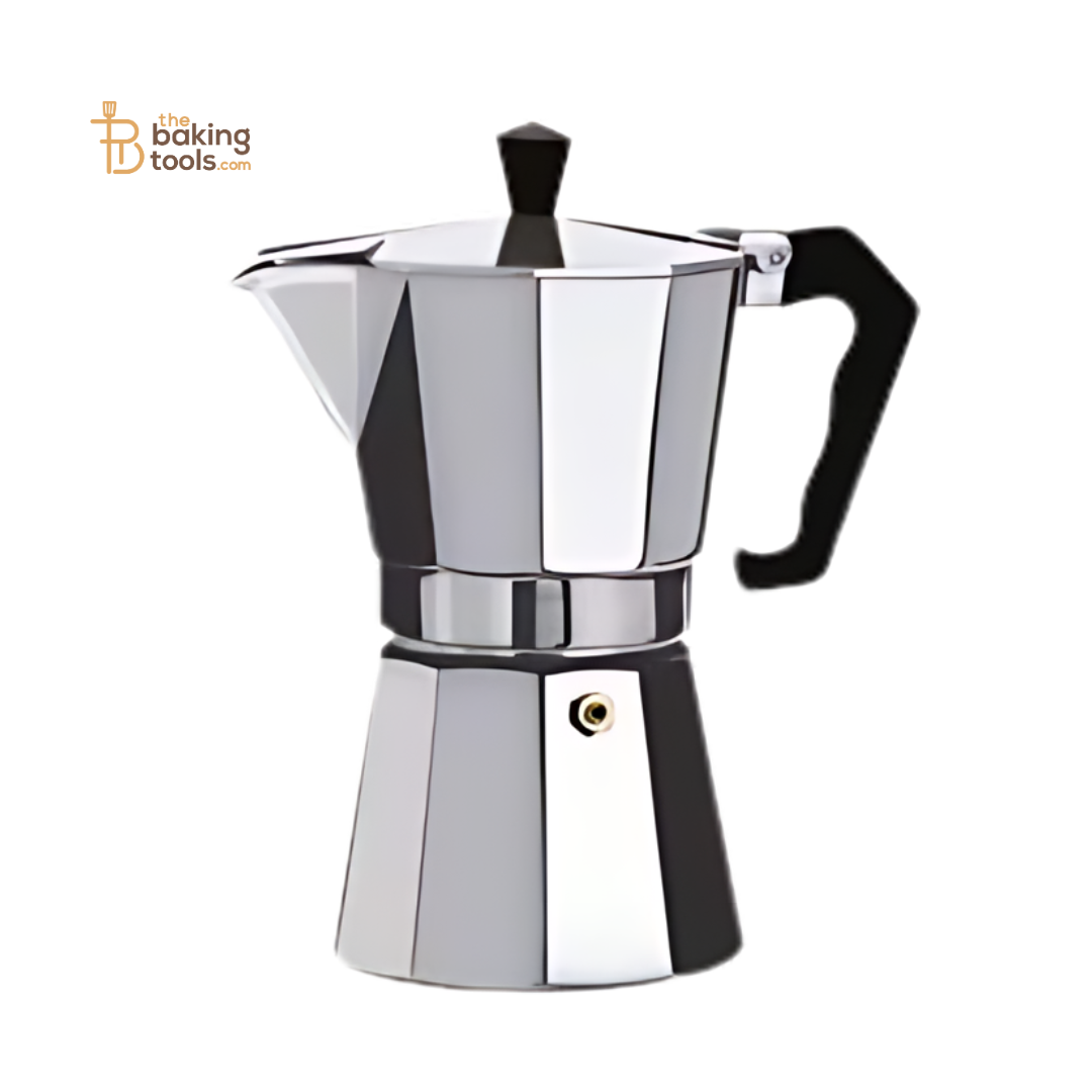 Aluminum Espresso Moka Pot Coffee Maker Percolators Coffee Maker 3-Cup, 1- Piece