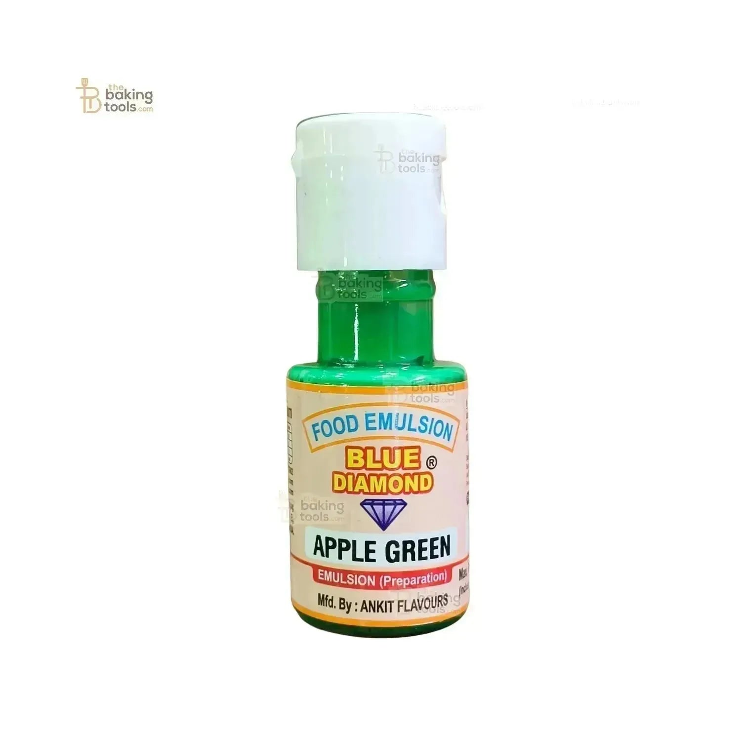 Apple Green Food Emulsion Blue Diamond - 20 ml - thebakingtools.com