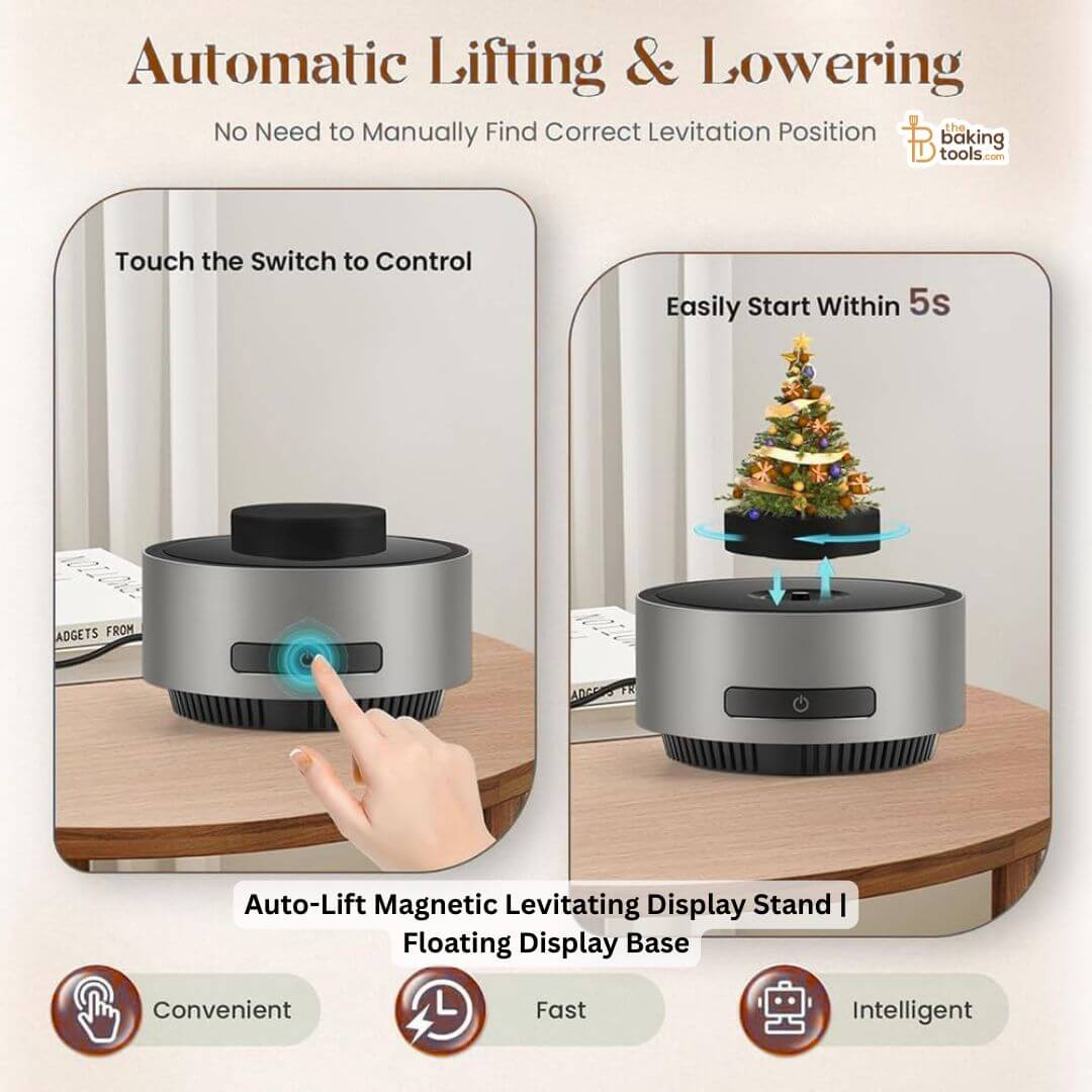 Auto-Lift Magnetic Levitating Machine Display Stand | Floating Display Base