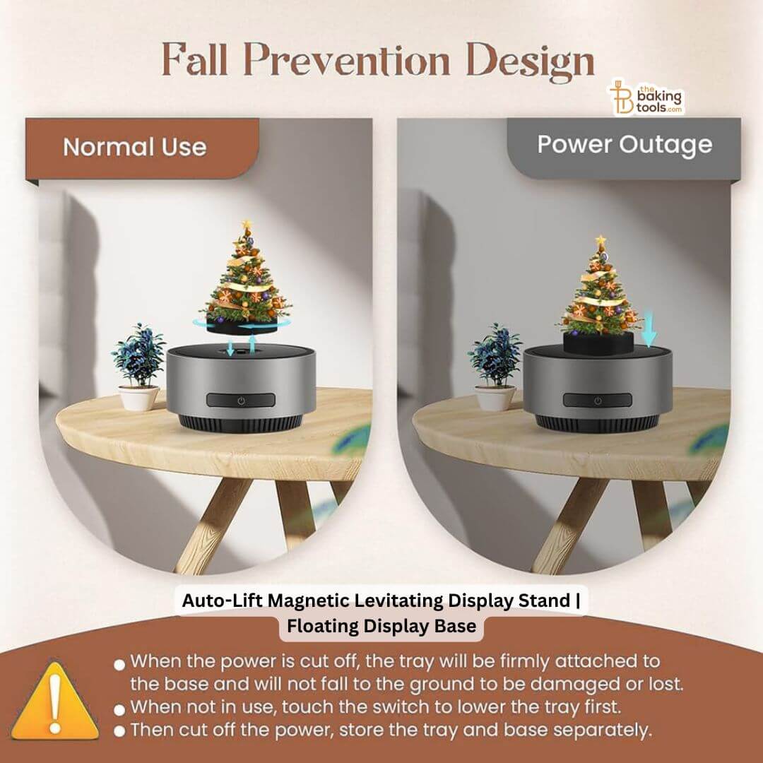 Auto-Lift Magnetic Levitating Machine Display Stand | Floating Display Base