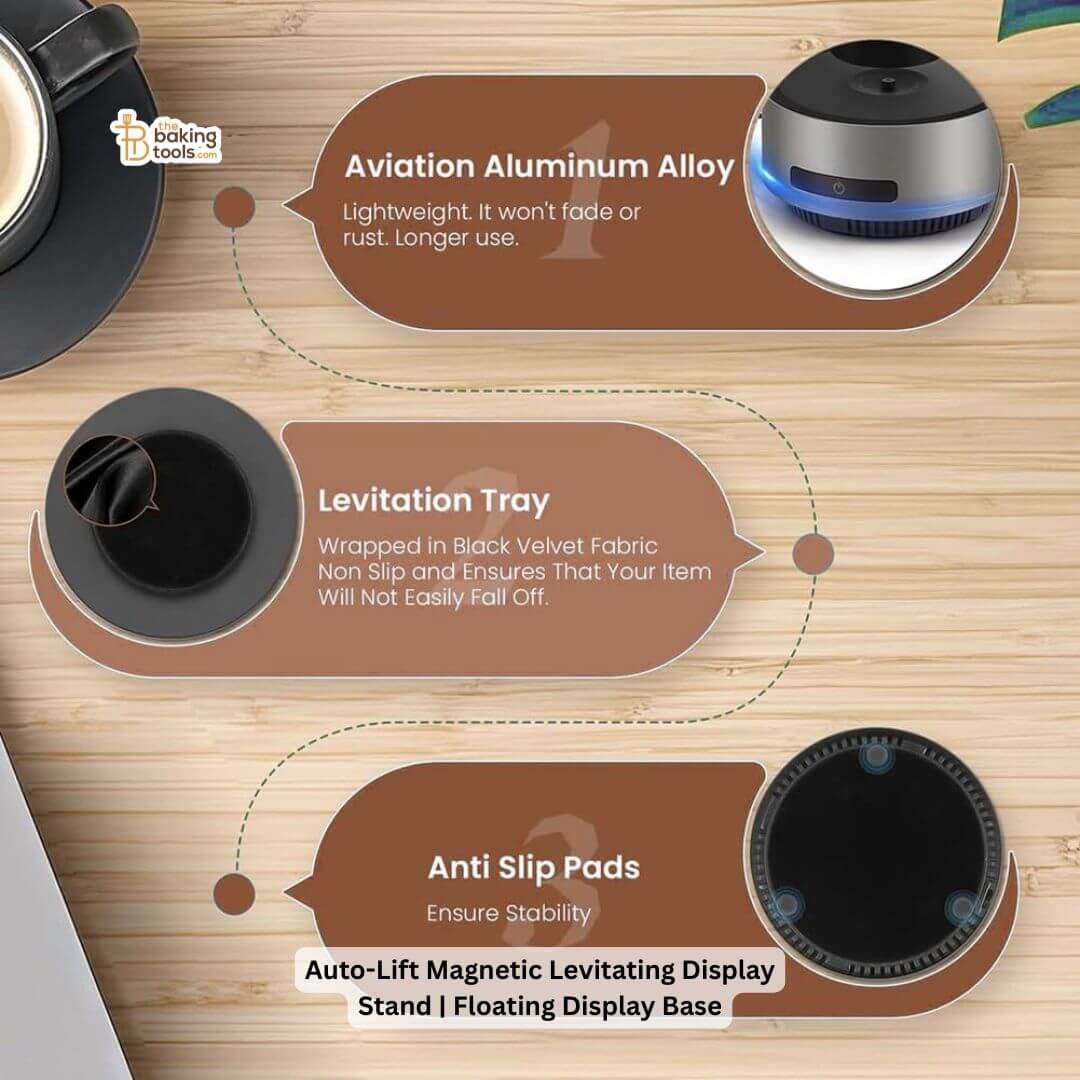 Auto-Lift Magnetic Levitating Machine Display Stand | Floating Display Base