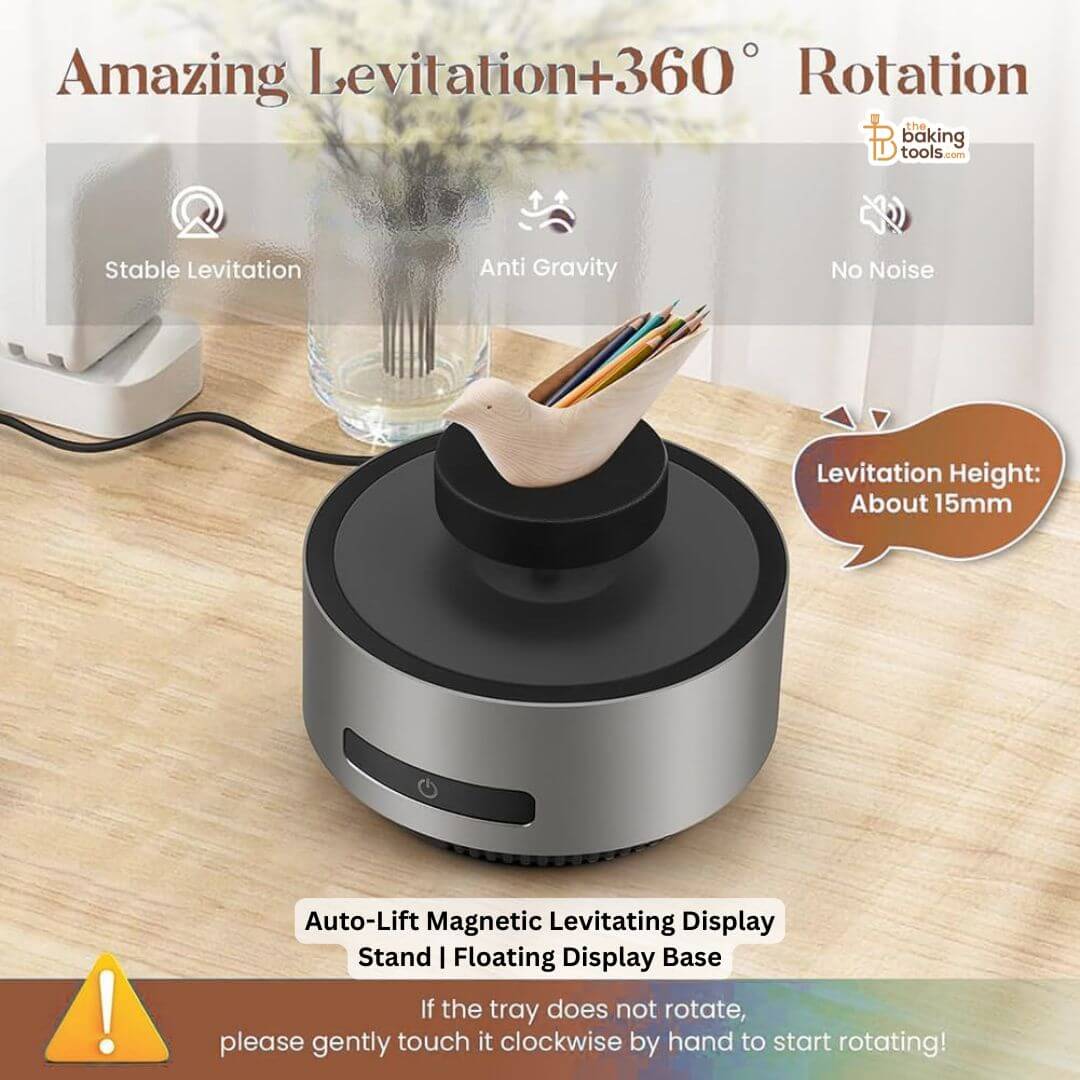 Auto-Lift Magnetic Levitating Machine Display Stand | Floating Display Base