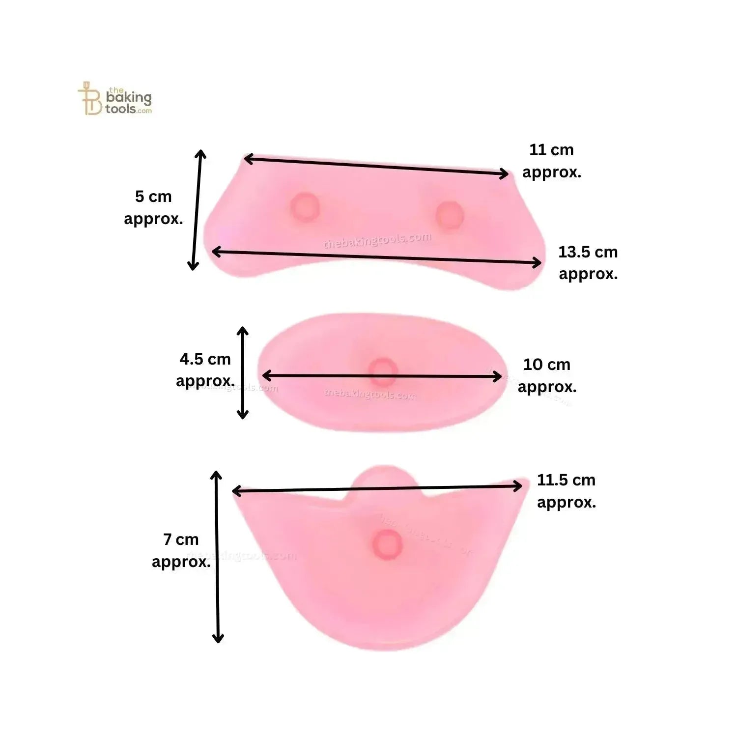 Baby Shoe Cutter 3 Pcs Baby Shower Fondant Cutter Set - thebakingtools.com