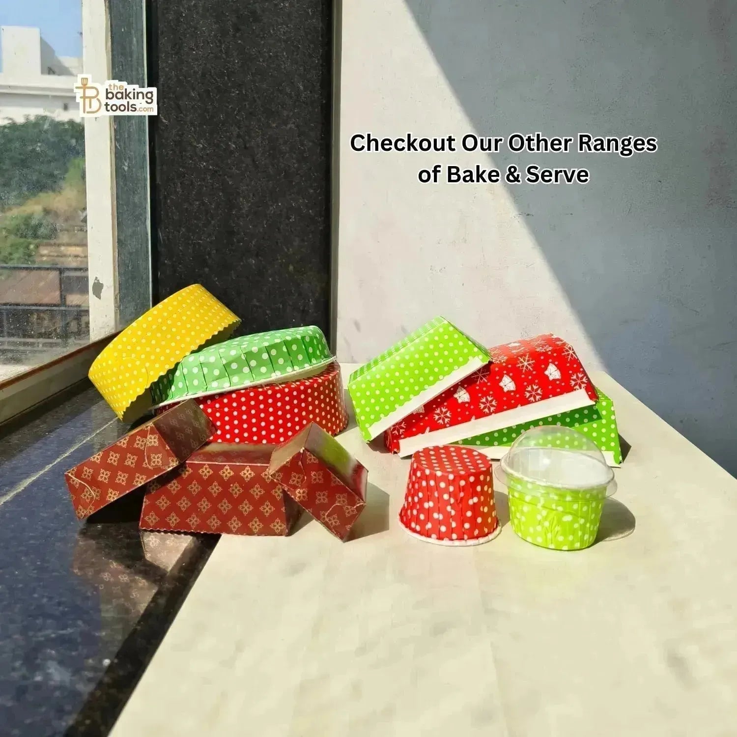 Rectangular Bake And Serve Disposable Paper Brownie Box - thebakingtools.com