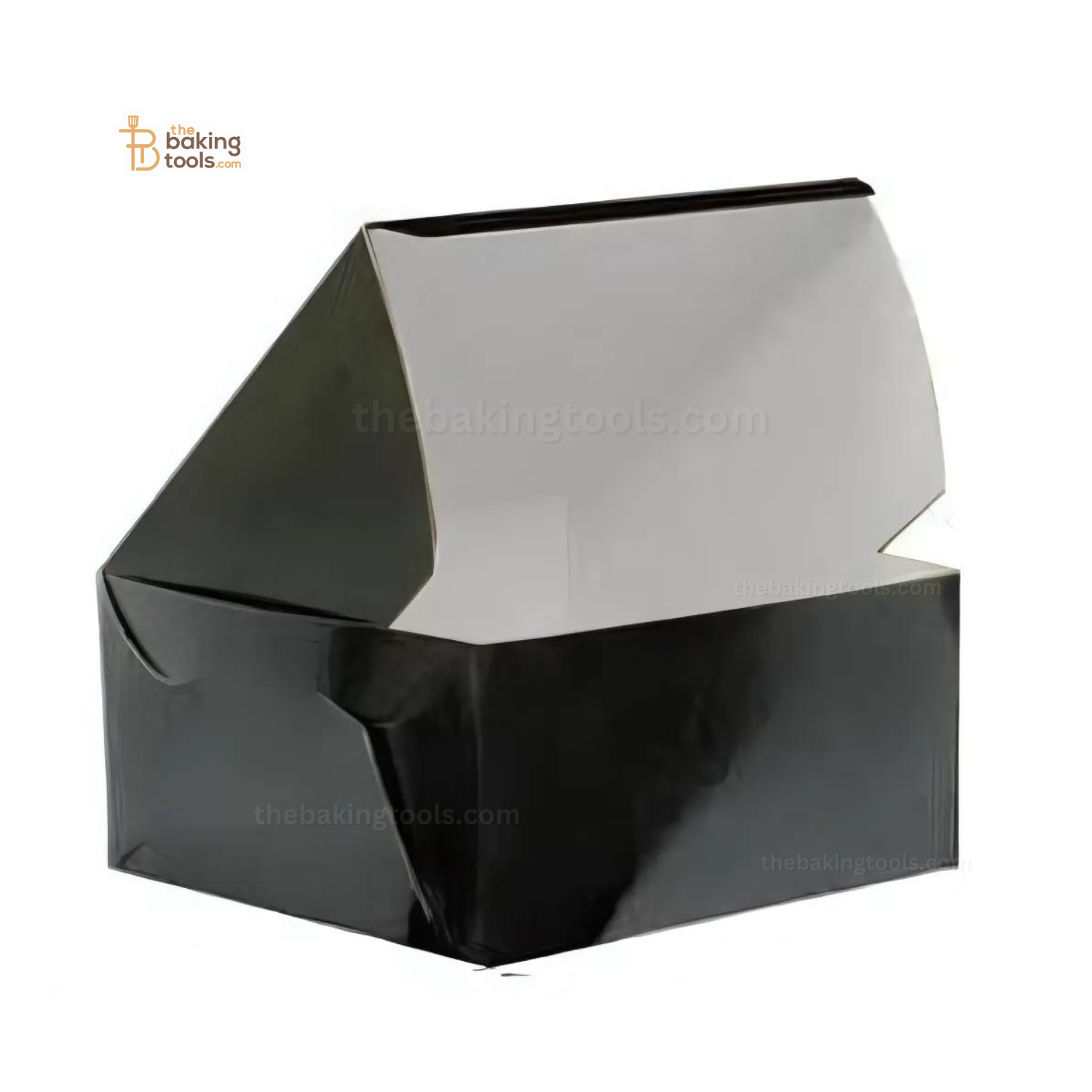 Black Cake Box Duplex 250gm [7X7X5] Pack of 10 - thebakingtools.com