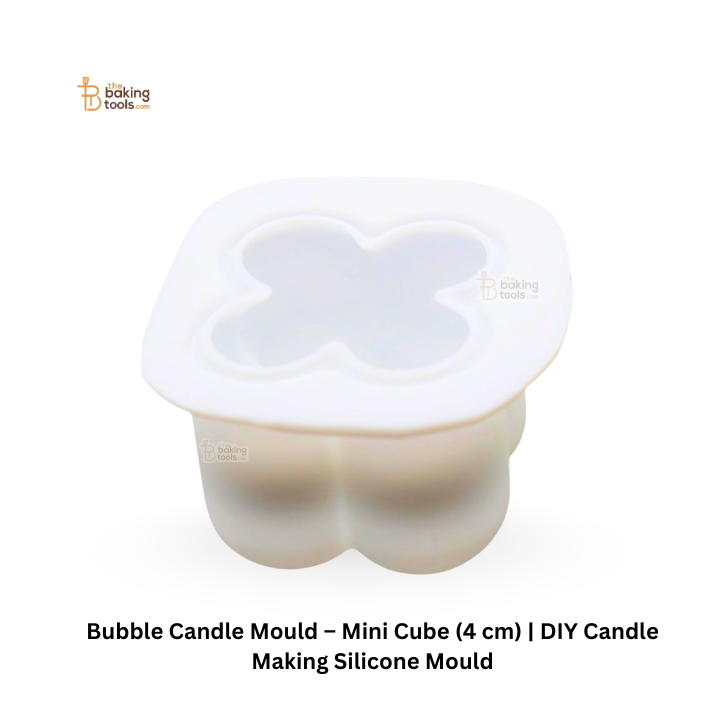 Bubble Candle Mould – Mini Cube (4 cm) | DIY Candle Making Silicone Mould - RM205B