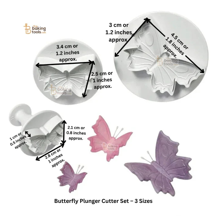 Butterfly Plunger Cutter Set – 3 Sizes