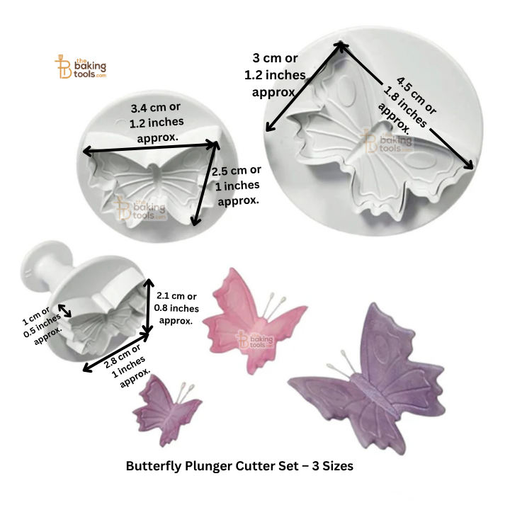 Butterfly Plunger Cutter Set – 3 Sizes