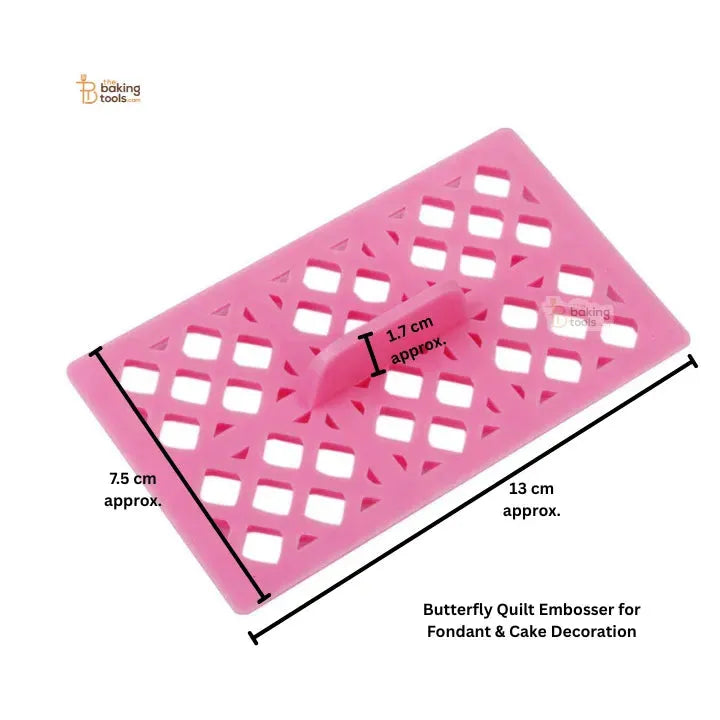 Butterfly Quilt Embosser for Fondant & Cake Decoration