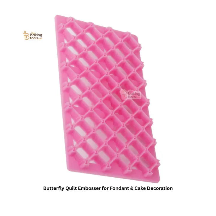 Butterfly Quilt Embosser for Fondant & Cake Decoration
