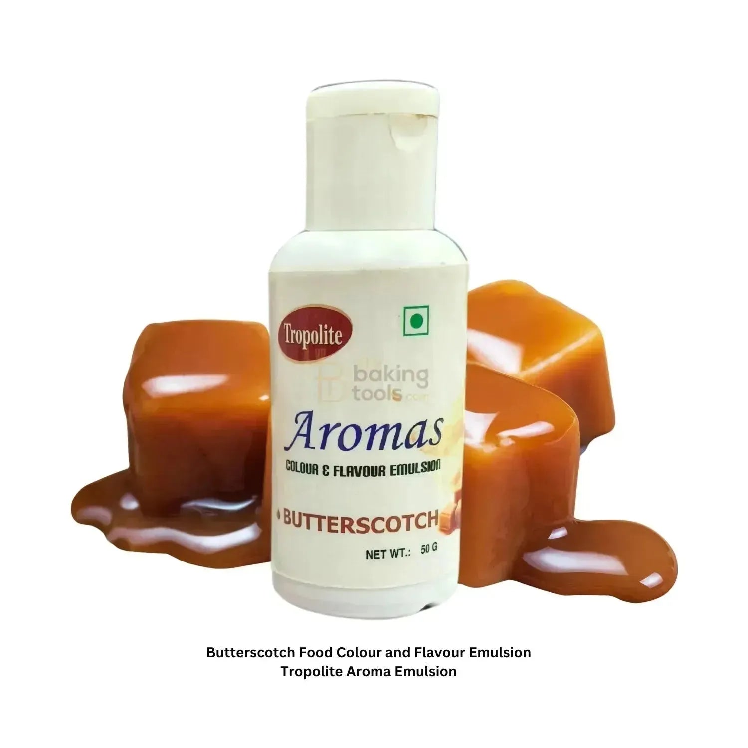 Butterscotch Food Colour and Flavour Emulsion Tropolite Aroma Emulsion - thebakingtools.com
