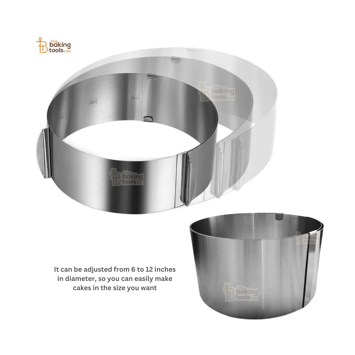 Cake Ring For Baking Stainless Steel - 8.5 Cm _ The Bakign Tools