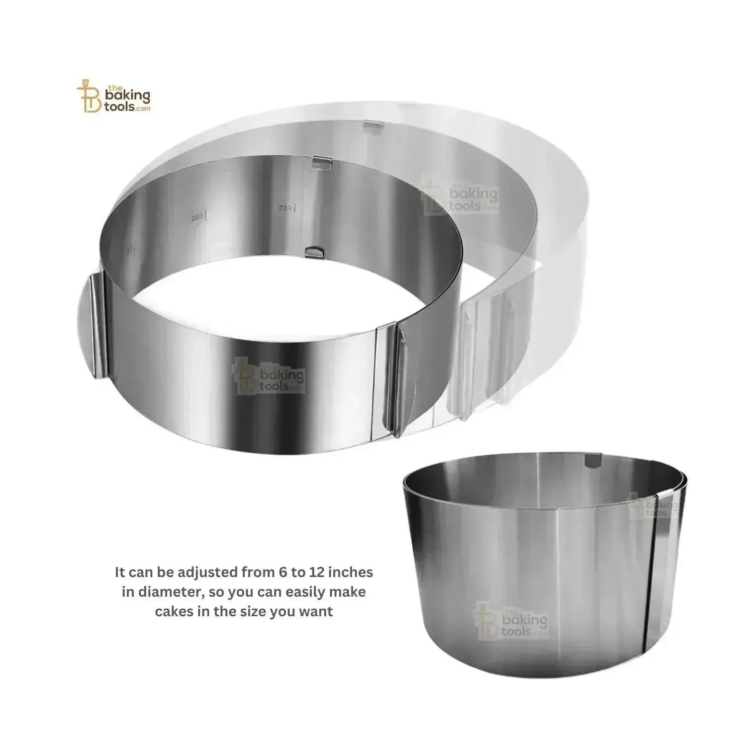 Cake Ring For Baking Stainless Steel - 8.5 Cm - thebakingtools.com