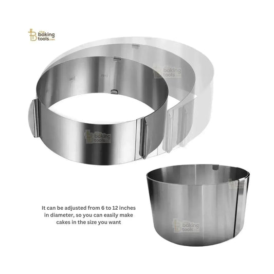Cake Ring For Baking Stainless Steel - 8.5 Cm - thebakingtools.com