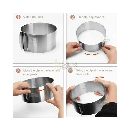 Cake Ring For Baking Stainless Steel - 8.5 Cm - thebakingtools.com