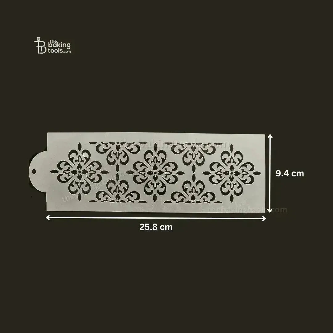 Cake Stencil For Cake Decoration - 017 - thebakingtools.com