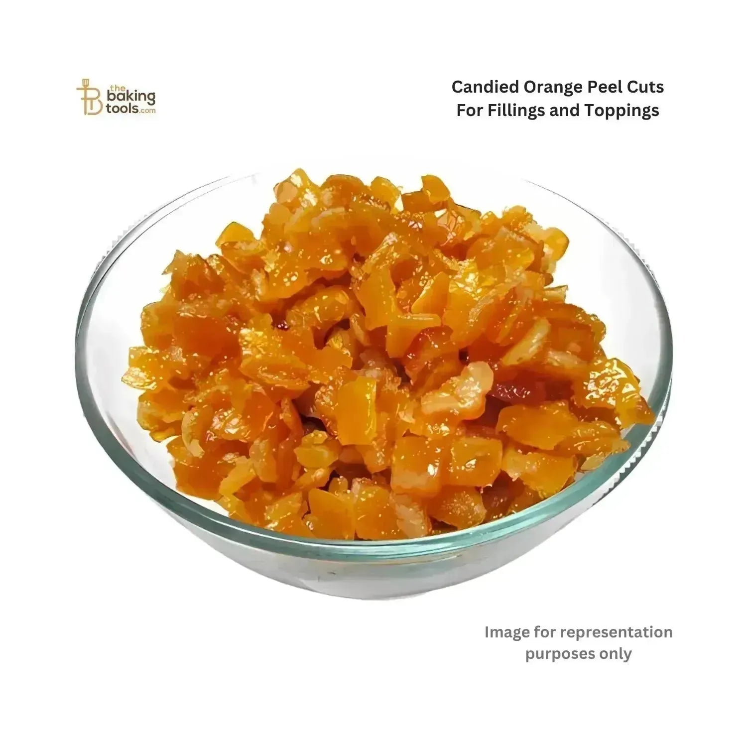 Candied Orange Peel Cuts Chopped For Fruit Cake Plum Cakes - thebakingtools.com