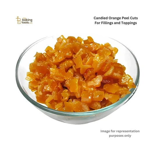 Candied Orange Peel Cuts Chopped For Fruit Cake Plum Cakes - thebakingtools.com