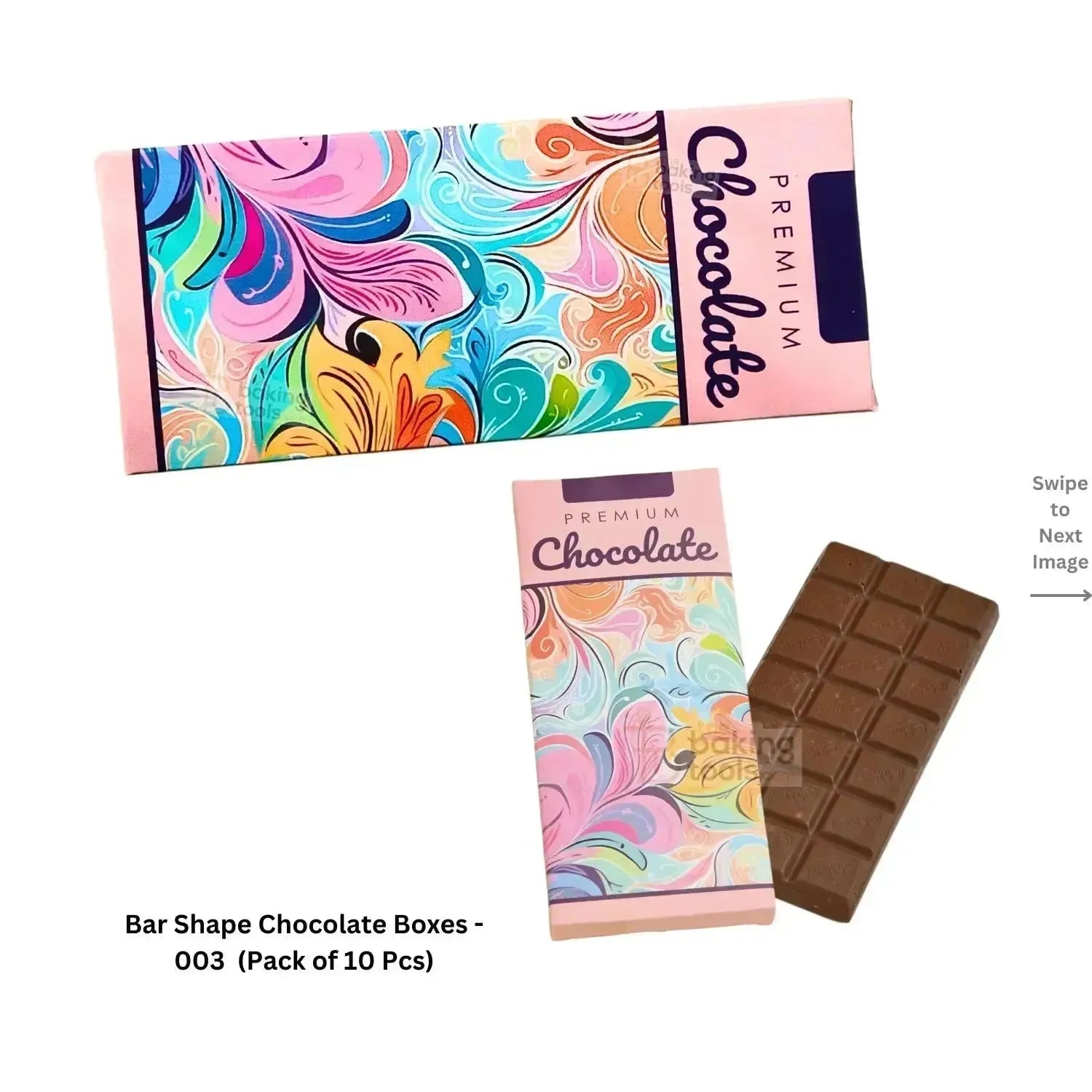 Chocolate Bar Box - 003 (Pack of 10 Pcs) - (1635 C) - thebakingtools.com