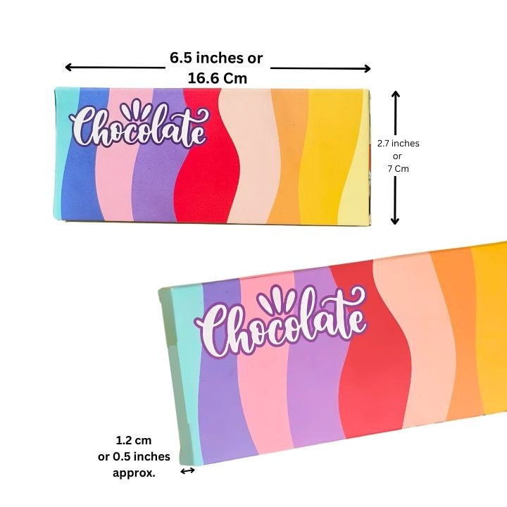 Chocolate Bar Box - (Pack of 10 Pcs) - (1635 A)