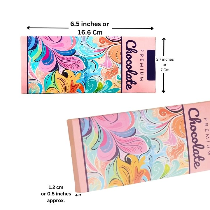 Chocolate Bar Box - (Pack of 10 Pcs) - (1635 C)