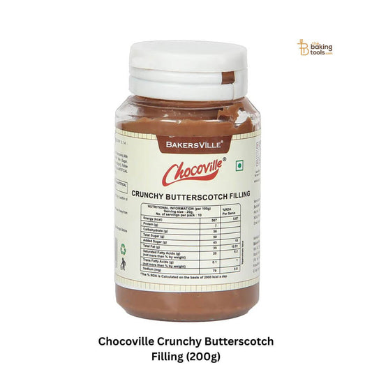 Chocoville Crunchy Butterscotch Filling (200g)