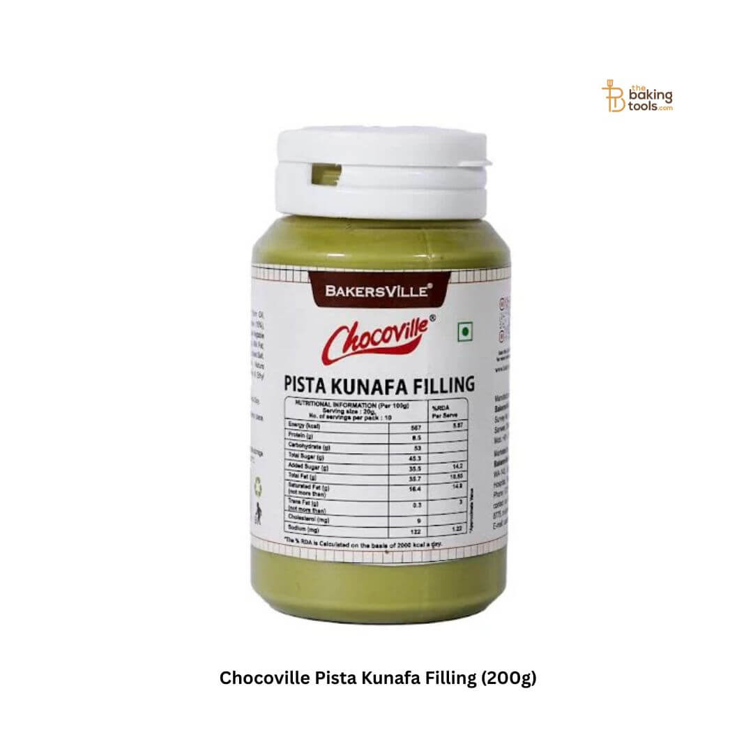 Chocoville Pista Kunafa Filling (200g) _ The baking Tools
