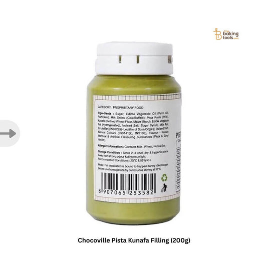 Chocoville Pista Kunafa Filling (200g) _ The baking Tools