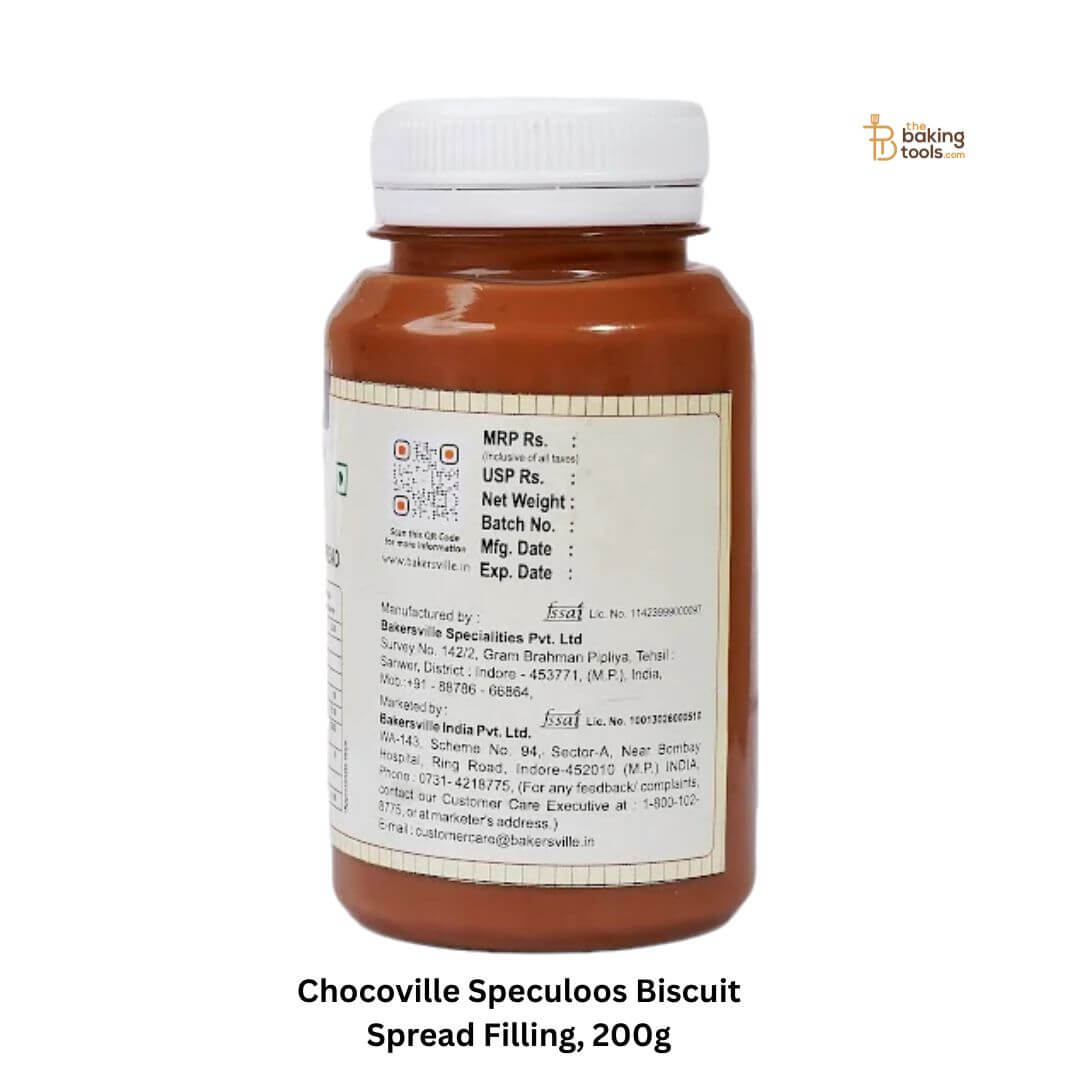 Chocoville Speculoos Biscuit Spread Filling (200g)