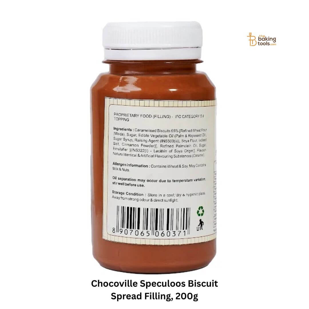 Chocoville Speculoos Biscuit Spread Filling (200g)