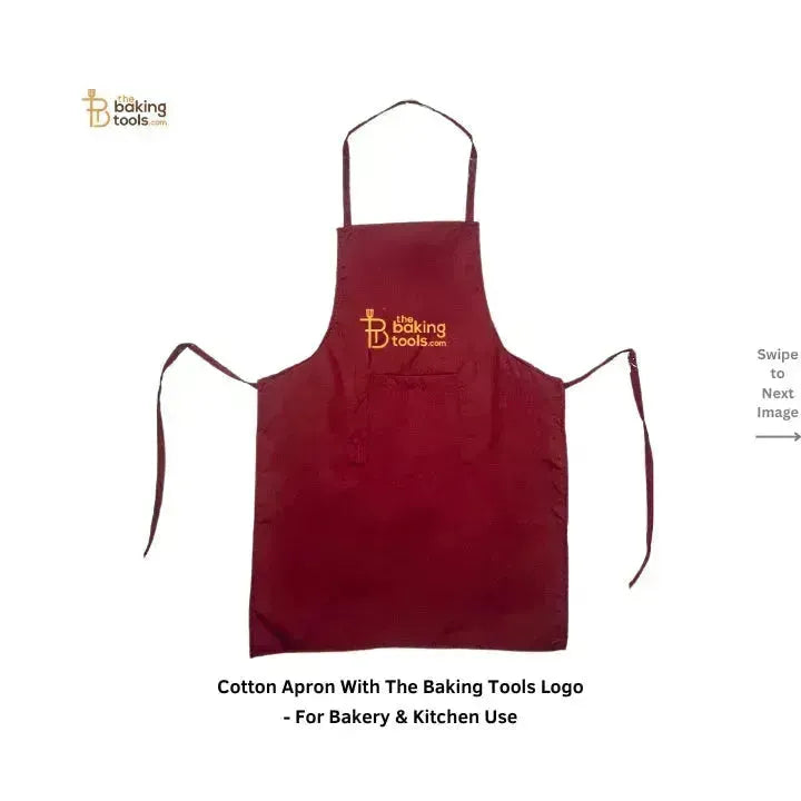 Cotton Apron With The Baking Tools Logo - For Kitchen & Bakery Use - thebakingtools.com