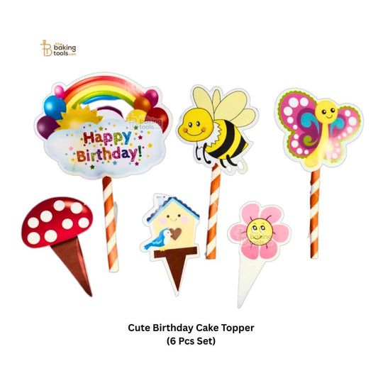 It's a Set of 6 pcs cake topper