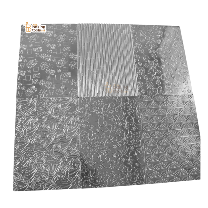 Decorative Fondant or Icing  Texture Sheet Mats – Hawaiian Design – Set of 6 (7x10 Inches)