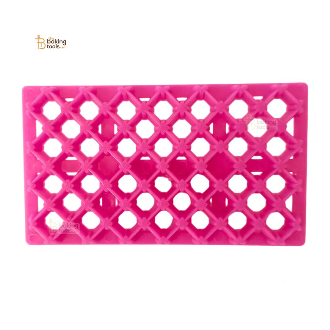 Flora Lattice Fondant Embossing Mat – Silicone Cake Texture Mould _  The Baking Tools