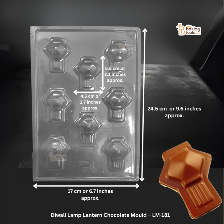 Diwali Lamp Lantern Chocolate Mould | PVC Plastic Chocolate Mould  – LM-181