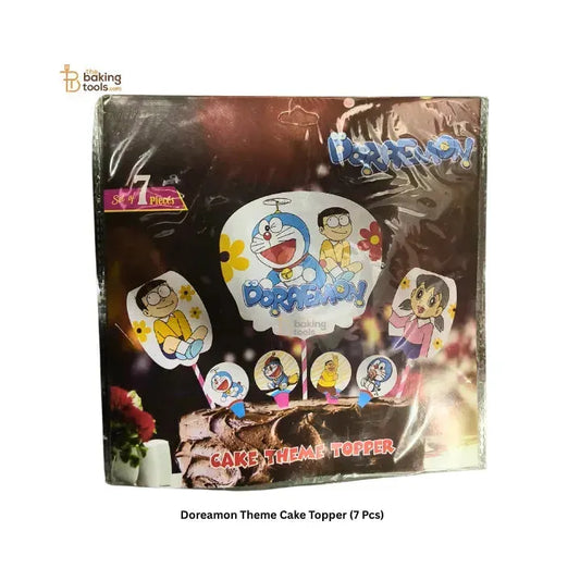 Doreamon Theme Cake Topper (7 Pcs) - thebakingtools.com