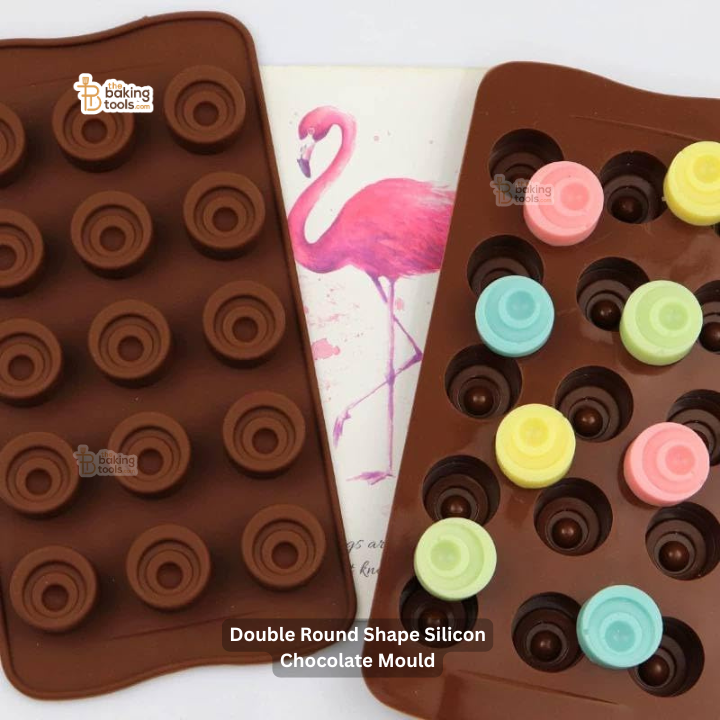 Double Round Shape Silicon Chocolate Mould
