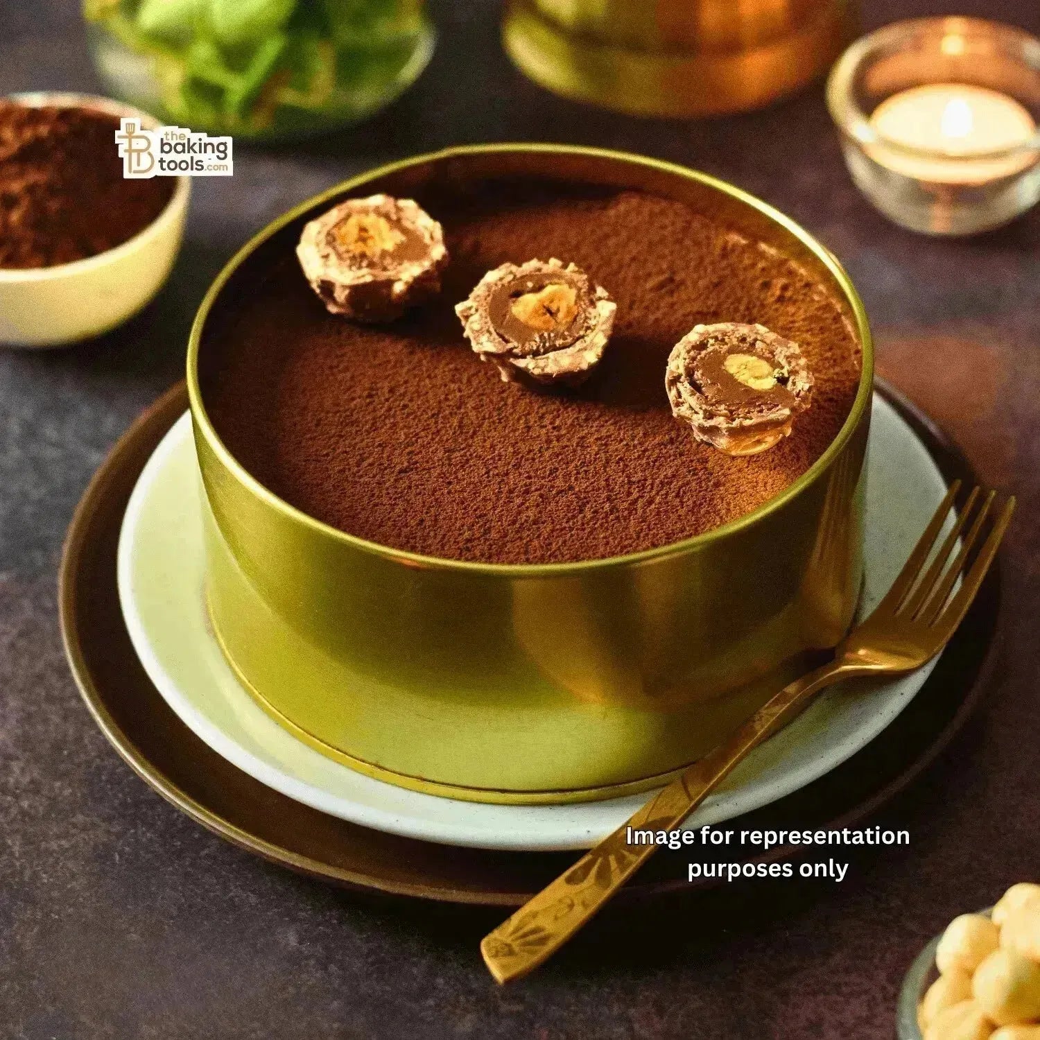 Dream Cake Tin Torte - Gold Color - 5.5 x 2.5 Inch - (Pack of 84) - (NO DAMAGE CLAIMS) - (NO COD) - thebakingtools.com