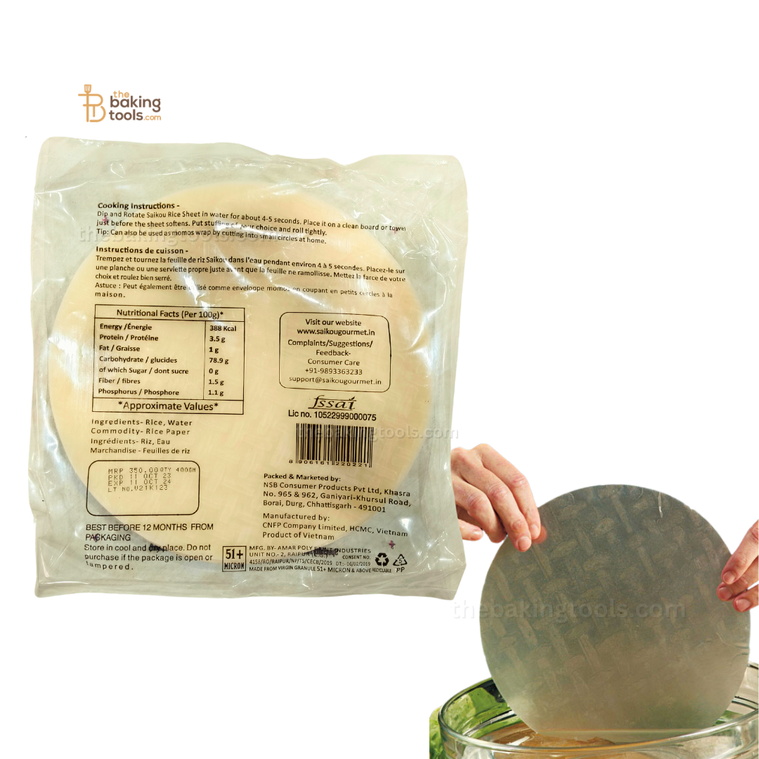 Edible Rice Paper Wafer Sheets (400 Grams) Make Rice Paper Sails _ the baking tools