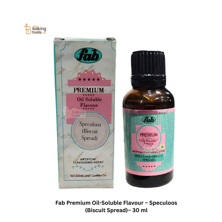 Fab Premium Oil-Soluble Flavour – Speculoos (Biscuit Spread)– 30 ml